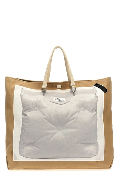 Maison Margiela Trompe Loeil 5ac Classique Medium Shopping Bag In Multicolor