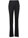 OFF-WHITE OFF-WHITE WOMAN OFF-WHITE 'CORPORATE TECH' BLACK POLYESTER PANTS