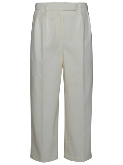 Thom Browne Woman White Cotton Pants