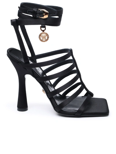 Versace Woman Sandalo In Black