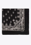 SAINT LAURENT BANDANA SCARF IN CASHMERE AND SILK