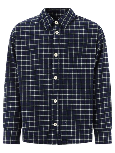 A.p.c. "bobby" Overshirt In Blue
