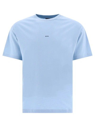 Apc A.p.c. "kyle" T-shirt In Blue