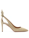 AQUAZZURA AQUAZZURA BOW TIE 85 PUMPS