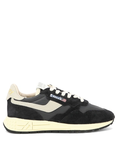 Autry Black Suede Blend Sneakers