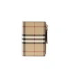 Burberry Checked Textured-leather Wallet