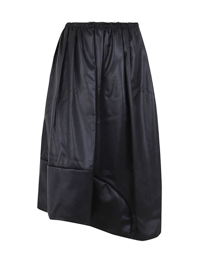 Comme Des Garçons Ladies Mini Skirt For Ss23 In Black