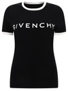 Givenchy Ringer T-shirt In Black White