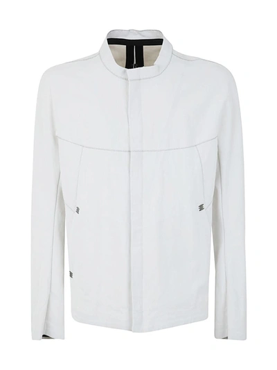 Isaac Sellam Linen Bomber Jacket In White