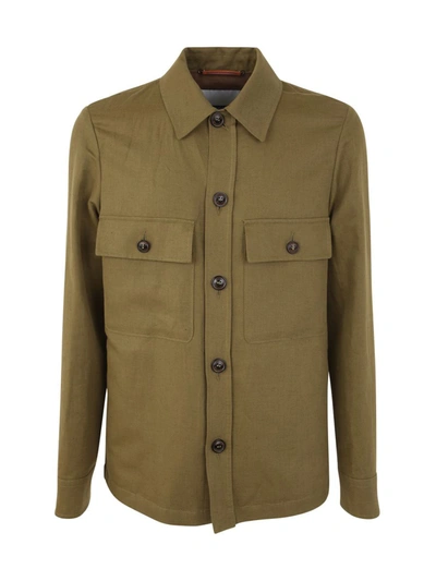 Jacob Cohen Cyclist Light Jacket In Green