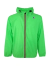 K-way Le Vrai 3.0 Claude Jacket In Light Green In Green