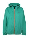 K-way Le Vrai 3.0 Claudette Jacket In Green