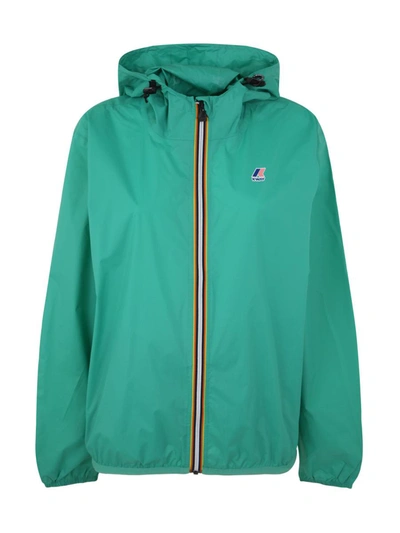 K-way Le Vrai 3.0 Claudette Jacket In Bottle Green