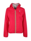 K-way Hooded Long-sleeved Casual Jacket In Multicolour