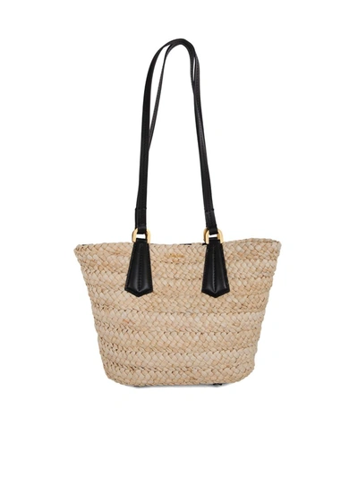 Max Mara Panierm - Straw Bucket In Brown