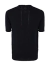 Md75 Round Neck Pullover In Black