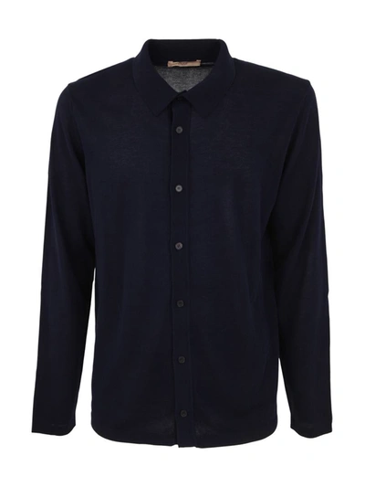 Nuur Long Sleeve Shirt In Blue