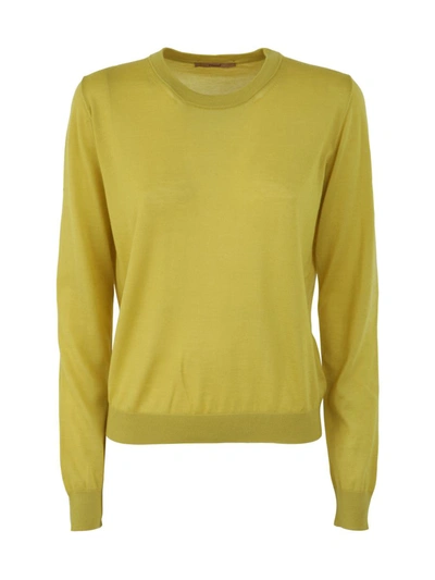 Nuur Round-neck Knit Jumper In Green