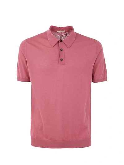 Nuur Short Sleeve Polo In Red