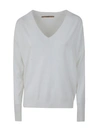 Nuur V-neck Pullover In White