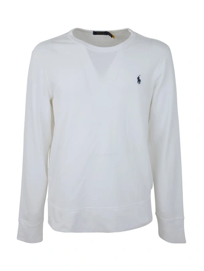 Polo Ralph Lauren Lscnm13 Long Sleeve Sweatshirt In White
