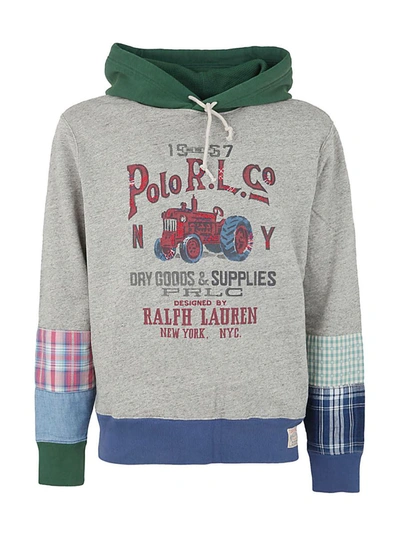 Polo Ralph Lauren "denim Ring Stretch" Trousers In Grey