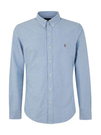 Polo Ralph Lauren Sl Bd Ppc Sp Long Sleeve Sport Shirt In Blue