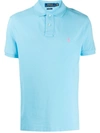 Polo Ralph Lauren Sskcslim1 Short Sleeve Knit Clothing In Turquoise Nova