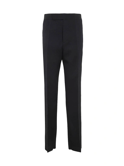 Sapio Wool Trousers Sideband Detail Clothing In Negro