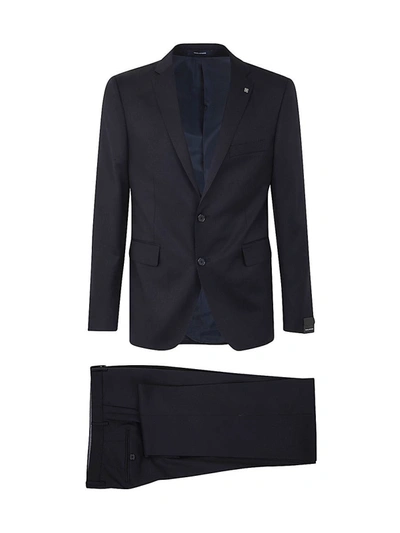 Tagliatore Elegant Trouser Suit In Blue