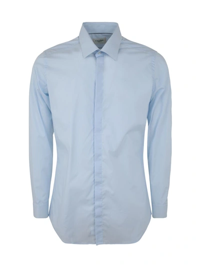 Tintoria Mattei New Collar Classic Shirt In Blue