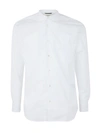 Tintoria Mattei Plain Collar Shirt In White