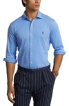 Polo Ralph Lauren Classic Fit Garment Dyed Oxford Shirt Bastille Blue In Harbor Island Blue