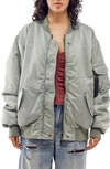 BDG URBAN OUTFITTERS OVERSIZE REVERSIBLE BOMBER JACKET