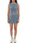 BDG URBAN OUTFITTERS NIBBLED SLEEVELESS MINIDRESS