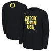 Nike Oregon  Men's College Long-sleeve T-shirt In Black
