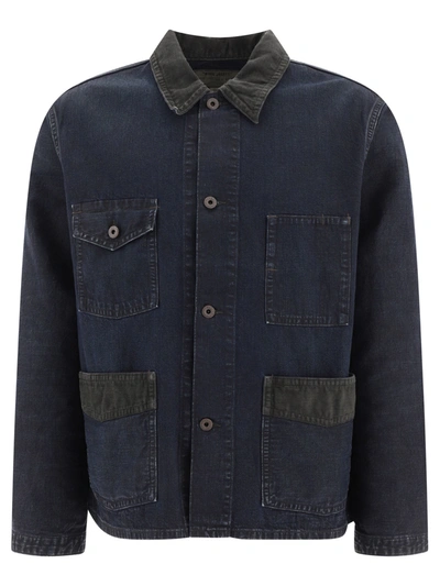 Rrl By Ralph Lauren Workwear Jacket In Blue