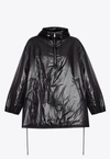 SAINT LAURENT CASSANDRE PADDED JACKET WITH HOOD