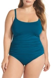 La Blanca Island One-piece Swimsuit In Turquoise