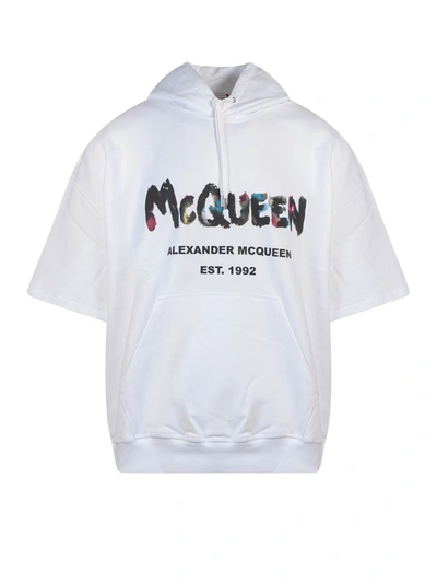 Alexander Mcqueen Sweatshirt In White