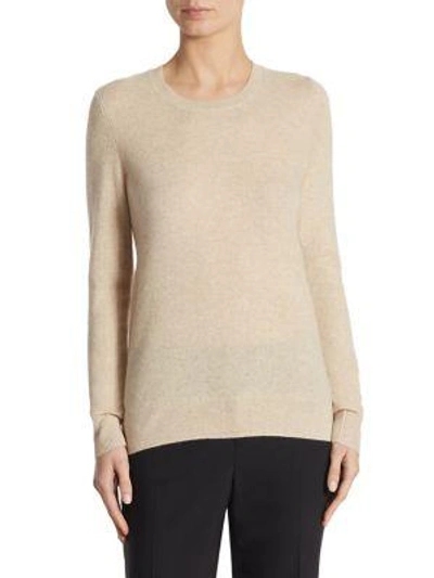 Saks Fifth Avenue Collection Cashmere Roundneck Jumper In Chanterelle Heather