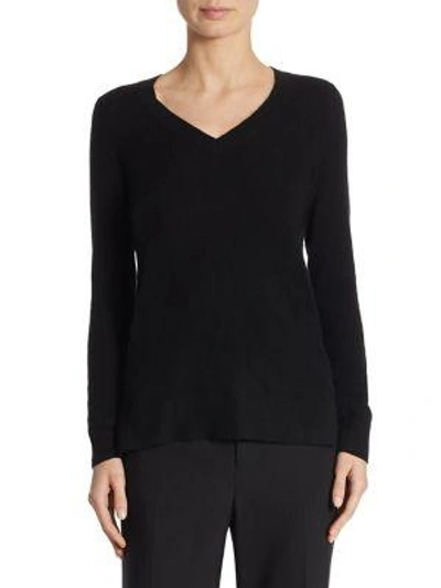 Saks Fifth Avenue Collection Cashmere V-neck Jumper In Poinsettia