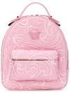 VERSACE VERSACE PALAZZO CHAIN BACKPACK - PINK,DBFF717DNATBA12233898