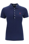 Polo Ralph Lauren Slim Fit Stretch Polo Shirt In Blue