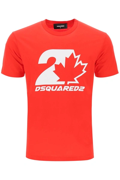 DSQUARED2 COOL FIT PRINTED T SHIRT
