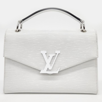 Pre-owned Louis Vuitton Epile Pochette Grenelle In White