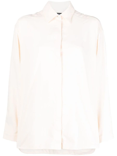 Apc Chemise Boyfriend Shirt In Neutrals