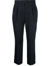 Apc A.p.c. Pantalon Marion In Iak Dark Navy