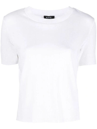 Apc A.p.c. Top Skye Clothing In White