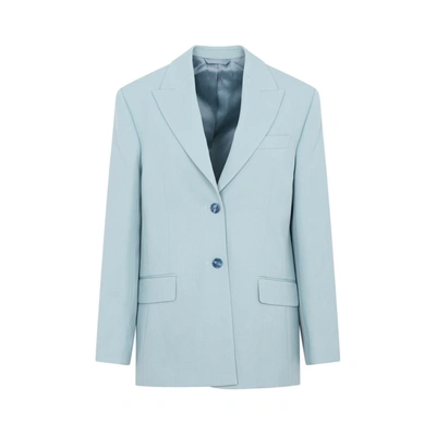 Acne Studios Jacket In Aaq Aqua Blue